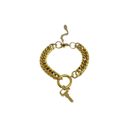 Authentic Louis Vuitton Pendant Key - Repurposed Bracelet - Boutique SecondLife