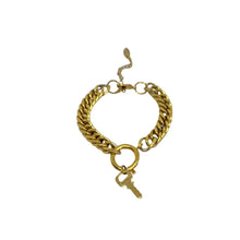 Load image into Gallery viewer, Authentic Louis Vuitton Pendant Key - Repurposed Bracelet - Boutique SecondLife