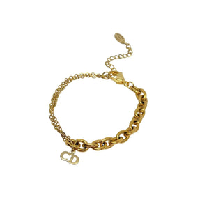 Authentic CD Dior Pendant  Reworked Bracelet - Boutique SecondLife