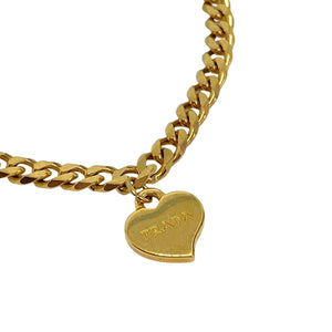 Repurposed Authentic Prada Mini Heart - Bracelet - Boutique SecondLife