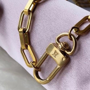 Authentic Louis Vuitton Charm Clasp - Reworked Necklace - Boutique SecondLife
