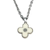 Authentic Louis Vuitton Flower Silver Charm- Reworked Necklace - Boutique SecondLife