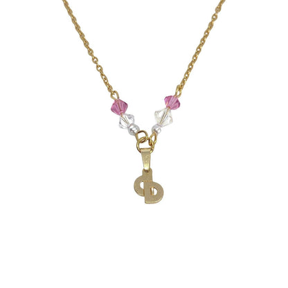 Authentic Mini Cd Dior Vintage Pendant - Necklace - Boutique SecondLife