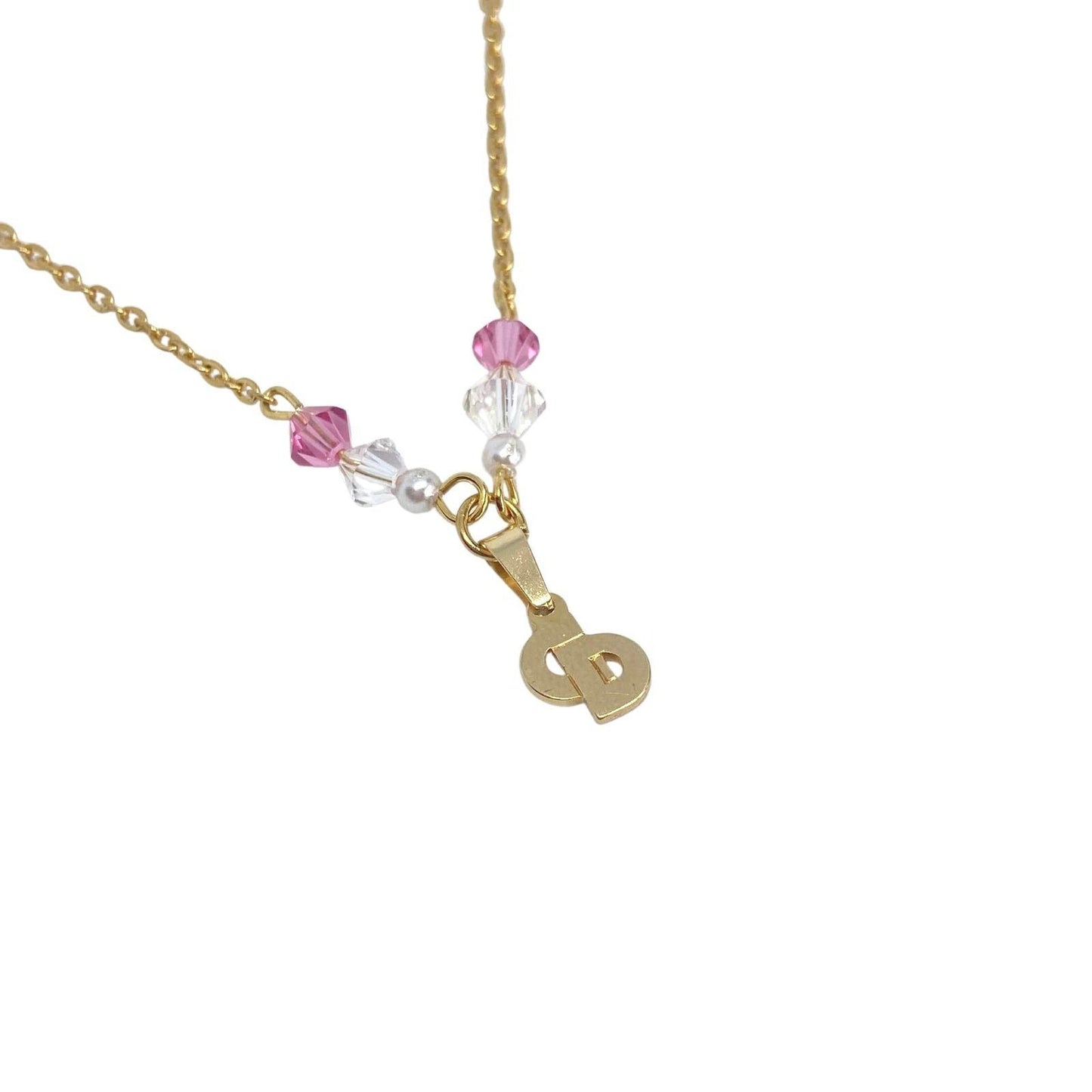Authentic Mini Cd Dior Vintage Pendant - Necklace - Boutique SecondLife