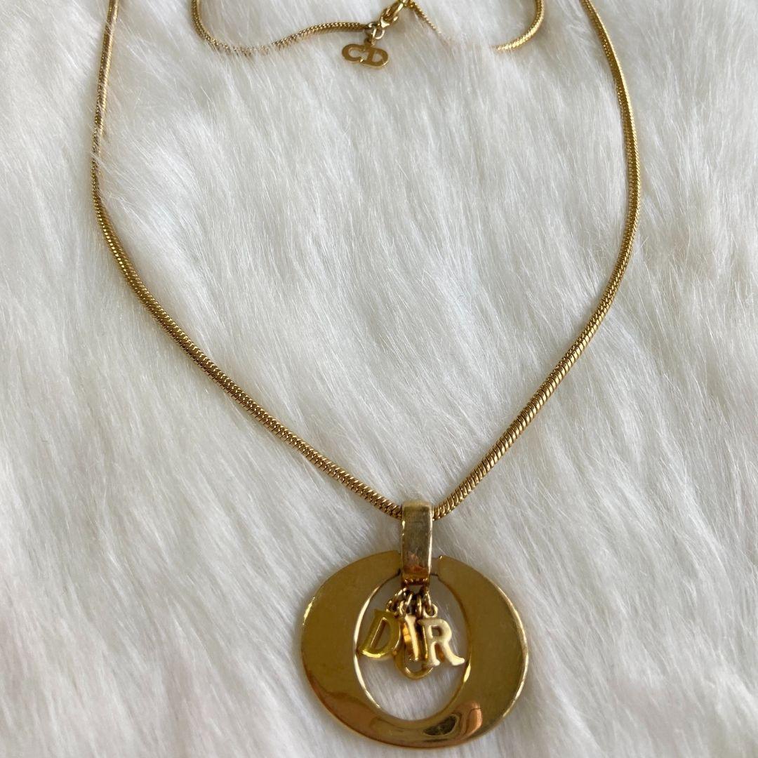 Authentic Dior Pendant speallout- Repurposed Necklace - Boutique SecondLife