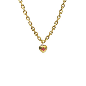 Authentic Louis Vuitton Pendant Mini Coeur -Reworked Necklace - Boutique SecondLife