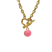 Load image into Gallery viewer, Authentic Louis Vuitton Rose Logo Pendant- Necklace - Boutique SecondLife