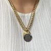 Authentic Louis Vuitton Blue -Reworked Necklace - Boutique SecondLife