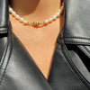 Authentic CD Dior pendant -Repurposed Pearl Necklace - Boutique SecondLife