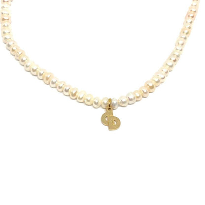 Authentic Mini Dior pendant -Repurposed Pearl Necklace - Boutique SecondLife