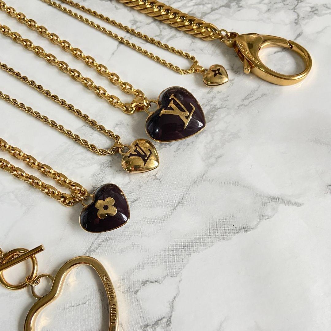Authentic Louis Vuitton Clasp Charm- Reworked Necklace - Boutique SecondLife