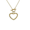 Authentic Louis Vuitton Big Coeur Charm- Reworked Necklace - Boutique SecondLife