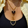 Authentic Louis Vuitton Big Coeur Charm- Reworked Necklace - Boutique SecondLife