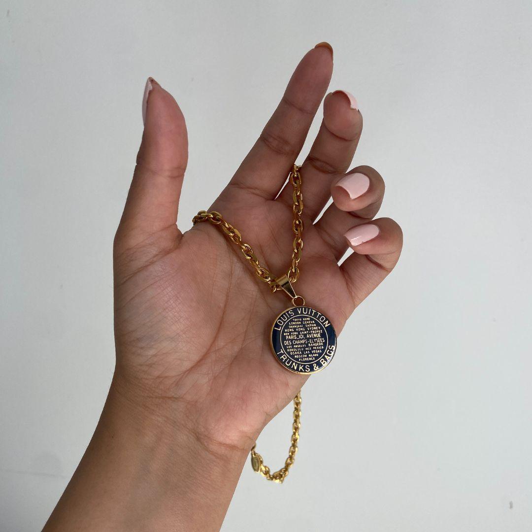 Authentic Louis Vuitton Navy Blue Pendant -Authentic Charm - Boutique SecondLife