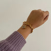 Authentic Louis Vuitton Fleur Charm- Reworked Bracelet