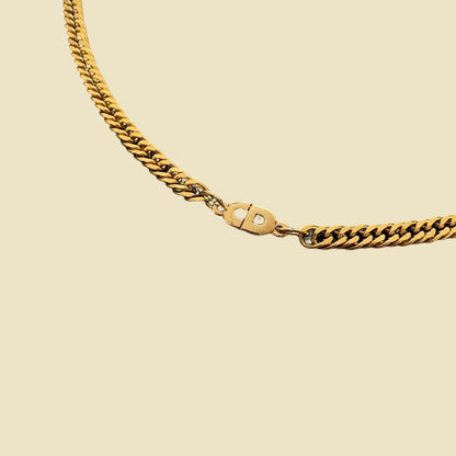Authentic Dior CD Pendant- Reworked Choker