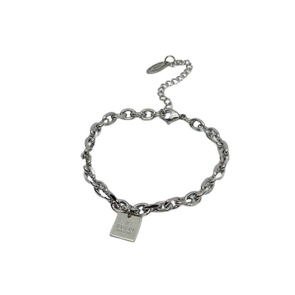 Authentic Gucci Pendant Square Repurposed Bracelet - Boutique SecondLife