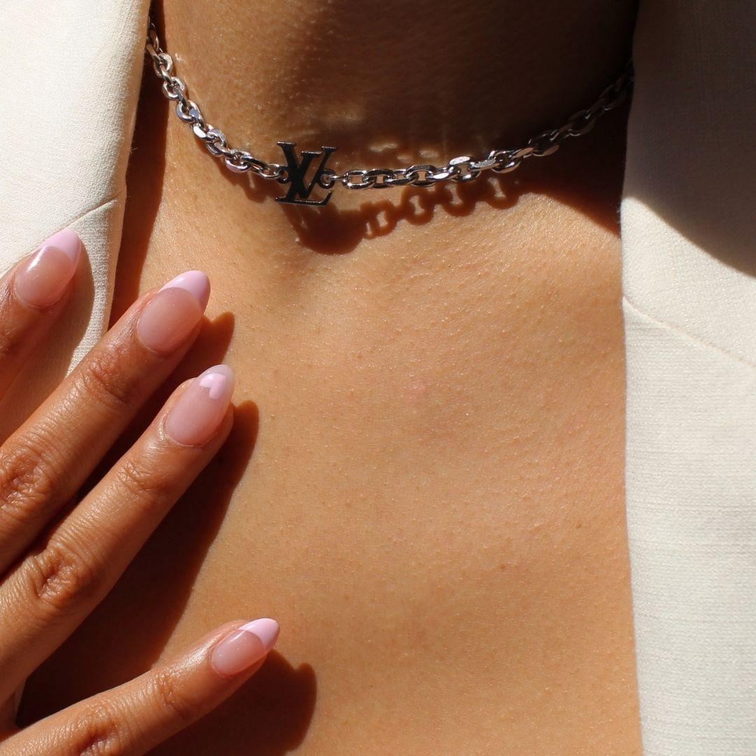 Authentic Louis Vuitton Pendant- Reworked Choker - Boutique SecondLife