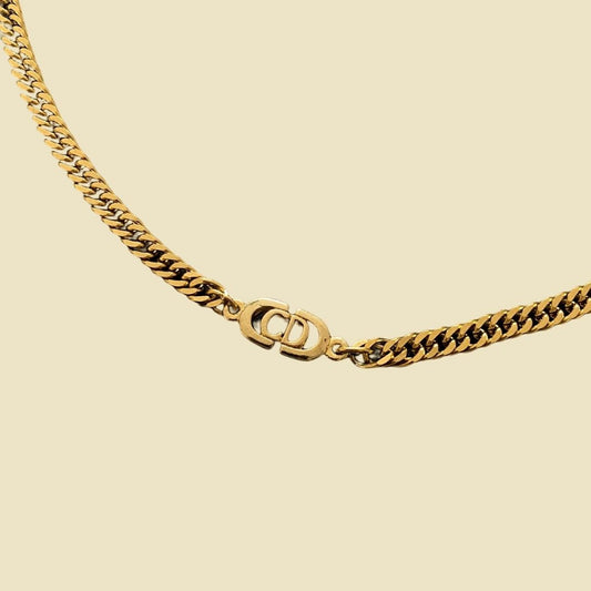 Authentic Dior CD Pendant- Reworked Choker