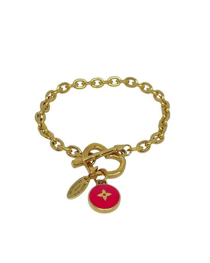 Authentic Louis Vuitton Pendant  - Repurposed Bracelet - Boutique SecondLife