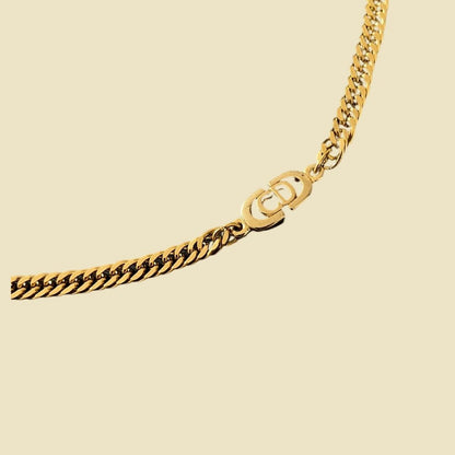 Authentic Dior CD Pendant- Reworked Choker