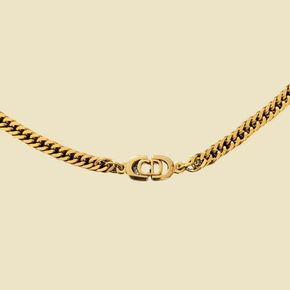 Authentic Dior CD Pendant- Reworked Choker