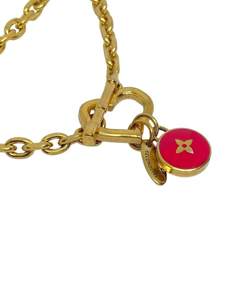 Authentic Louis Vuitton Pendant  - Repurposed Bracelet - Boutique SecondLife