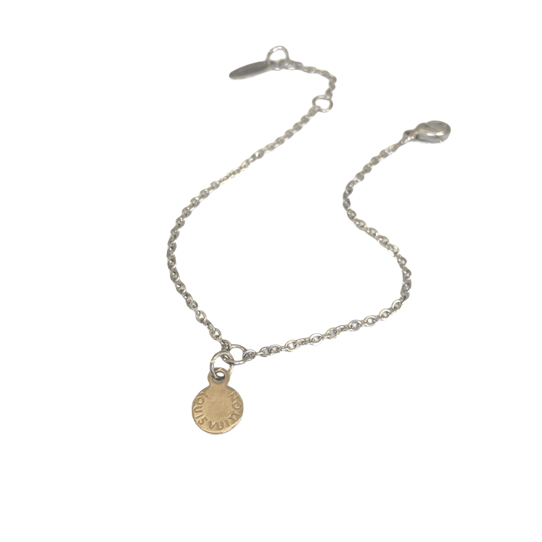 Authentic Louis Vuitton Mini Pendant- Repurposed Bracelet - Boutique SecondLife