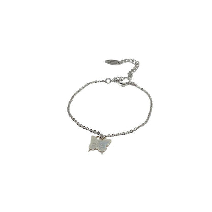 Authentic Gucci Pendant butterfly Repurposed Bracelet - Boutique SecondLife