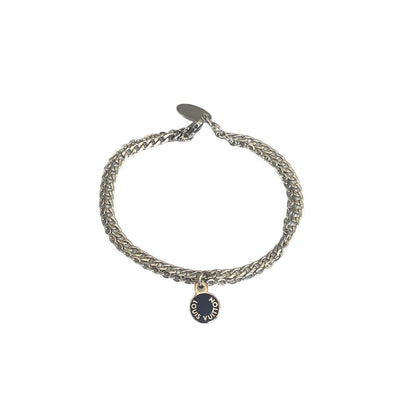 Authentic Louis Vuitton Mini Pendant - Reworked Bracelet - Boutique SecondLife