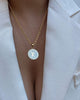 Authentic Louis Vuitton Logo Round Pendant- Necklace - Boutique SecondLife