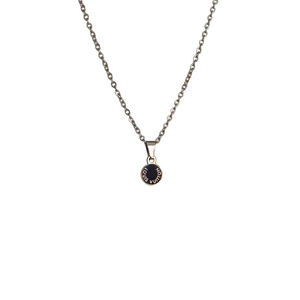 Authentic Louis Vuitton Blue Mini Pendant - Reworked Necklace