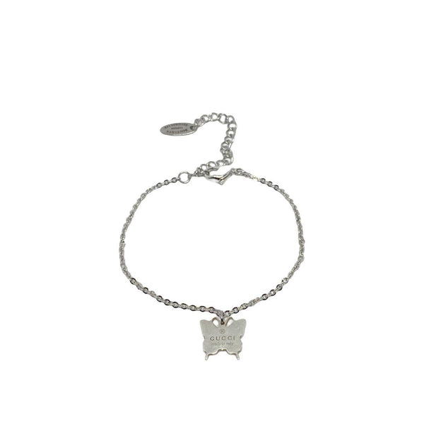Authentic Gucci Pendant butterfly Repurposed Bracelet - Boutique SecondLife