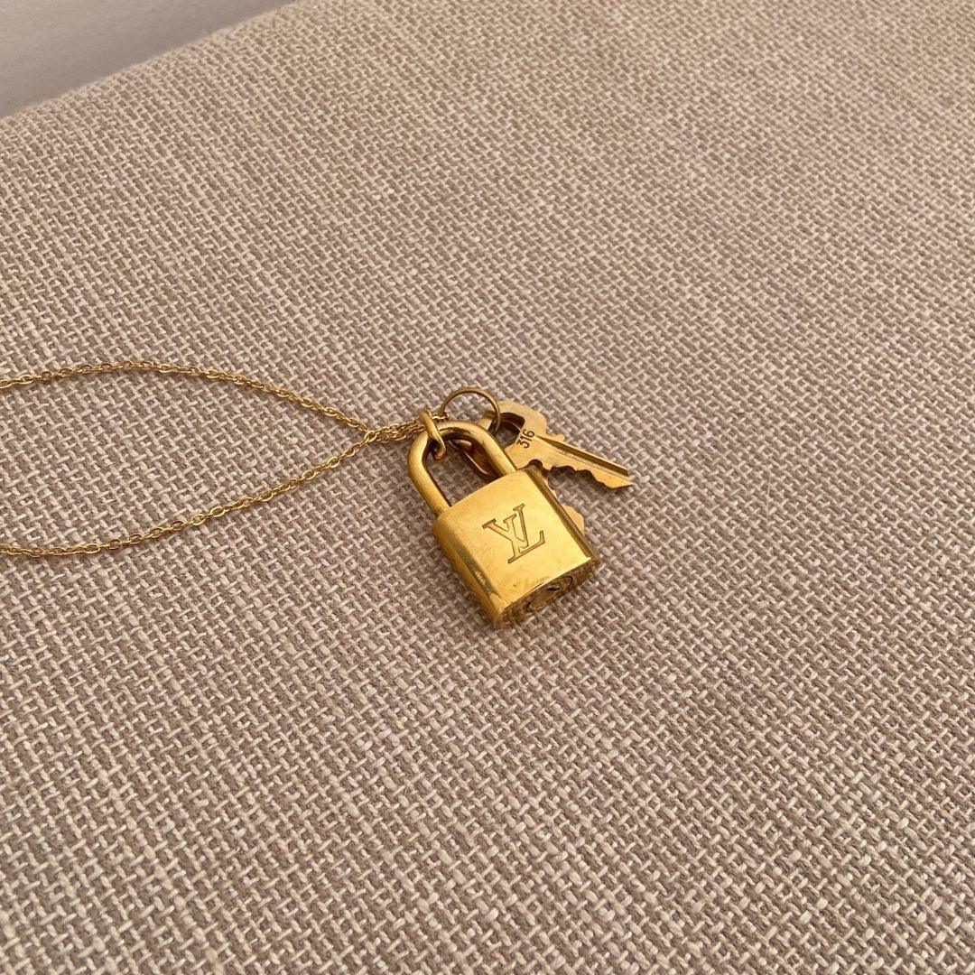 Louis Vuitton PadLock & Key 2 Set Number Random - 01222 LV Pad Lock