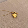 Louis Vuitton Padlock & 2 Keys -Necklace with Single Chain - Boutique SecondLife