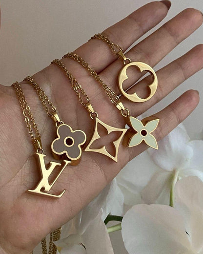 Authentic Louis Vuitton Fleur Charm- Reworked Necklace - Boutique SecondLife