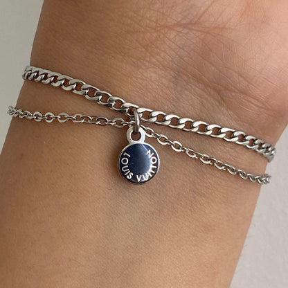 Authentic Louis Vuitton Mini Pendant - Reworked Bracelet - Boutique SecondLife
