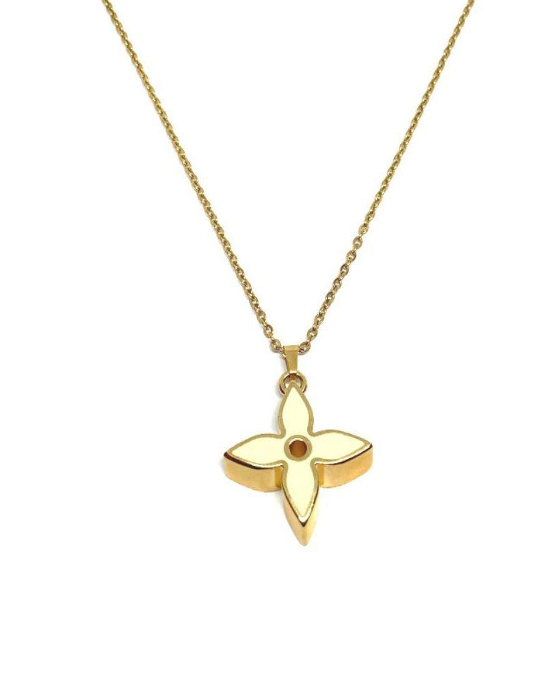 Authentic Louis Vuitton Fleur Charm- Reworked Necklace - Boutique SecondLife