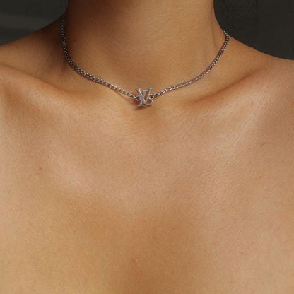 Authentic Louis Vuitton Pendant - Reworked Choker - Boutique SecondLife