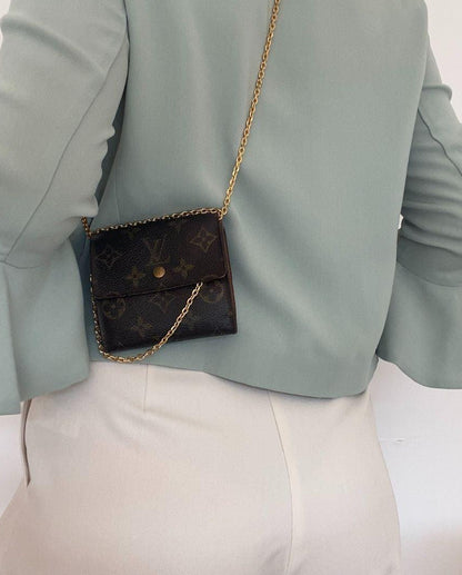 Authentic Preowned Louis Vuitton Wallet Repurposed Mini Bag - Boutique SecondLife