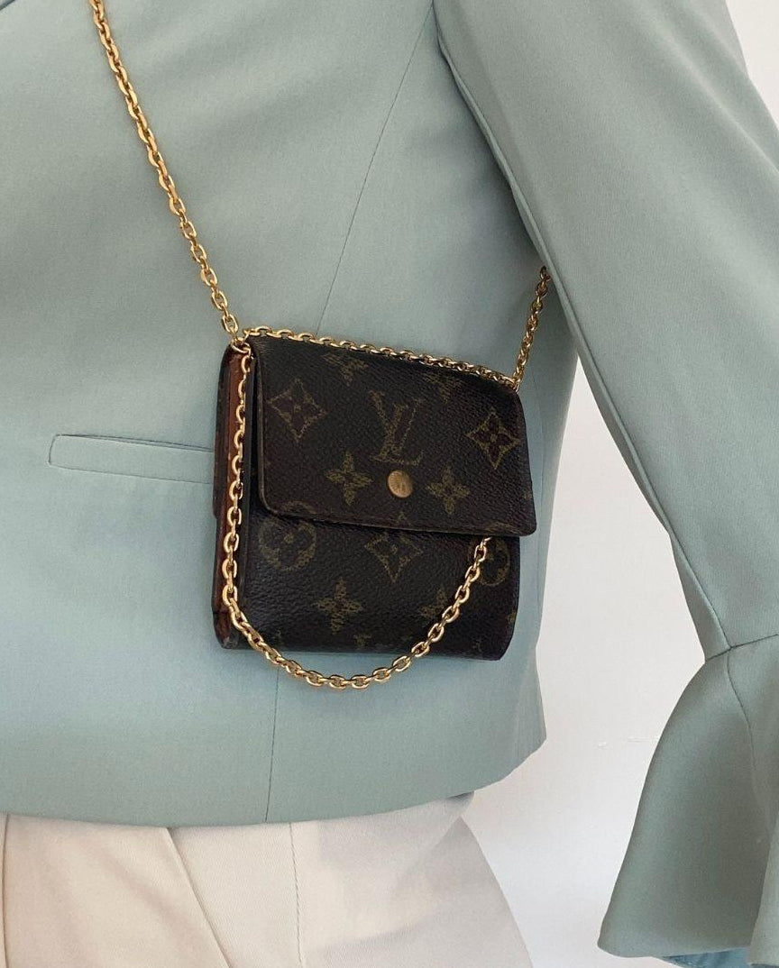 Authentic Preowned Louis Vuitton Wallet Repurposed Mini Bag - Boutique SecondLife