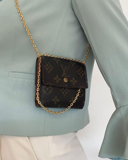 Authentic Preowned Louis Vuitton Wallet Repurposed Mini Bag - Boutique SecondLife