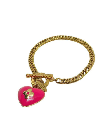 Authentic Louis Vuitton Pendant Coeur -Reworked Bracelet - Boutique SecondLife