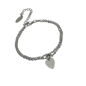 Authentic Gucci Pendant heart Repurposed Bracelet - Boutique SecondLife