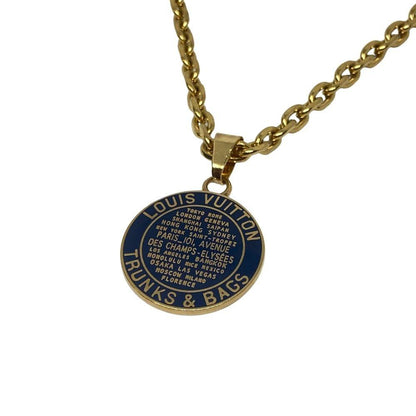 Authentic louis Vuitton Navy Blue Pendant -Authentic Charm - Boutique SecondLife