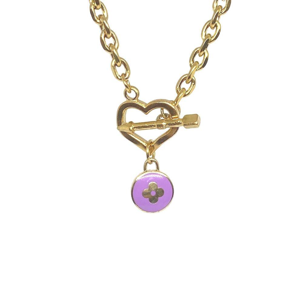Authentic Louis Vuitton Rosewood Pendant- Necklace - Boutique SecondLife