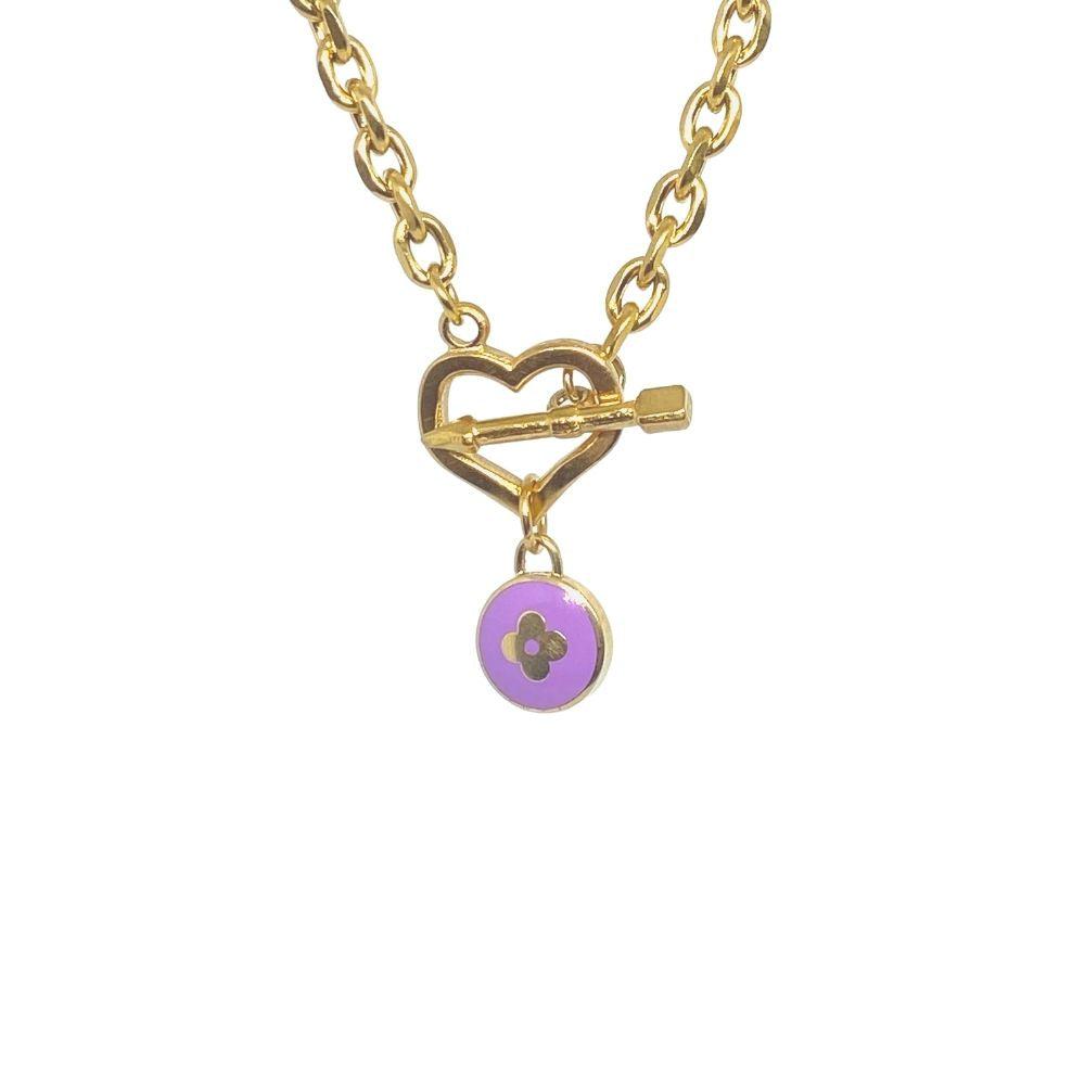 Authentic Louis Vuitton Rosewood Pendant- Necklace - Boutique SecondLife