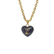Load image into Gallery viewer, Authentic Louis Vuitton Heart Charm- Reworked Necklace - Boutique SecondLife