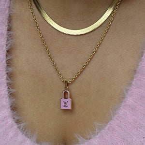 Authentic Louis Vuitton Pendant Pink Reworked Pendant - Boutique SecondLife