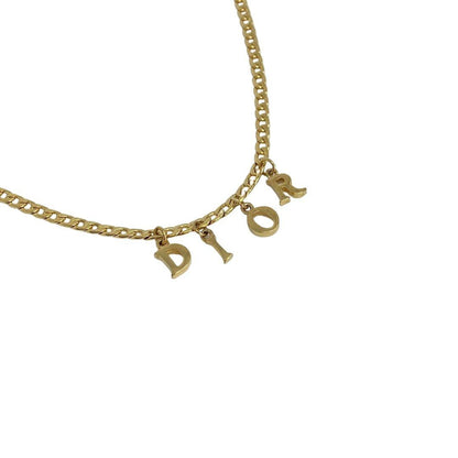 Authentic Dior Pendant speallout- Repurposed Necklace - Boutique SecondLife